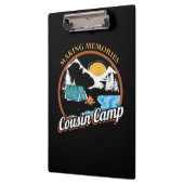 Wandern Erinnerungen Cousin Camp Klemmbrett (Links)