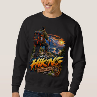 Wandern Erkunde Mehr Berg Abenteuer Grafik Sweatsh Sweatshirt