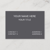 Wandern Erkundung Berge Wandern Visitenkarte (Rückseite)