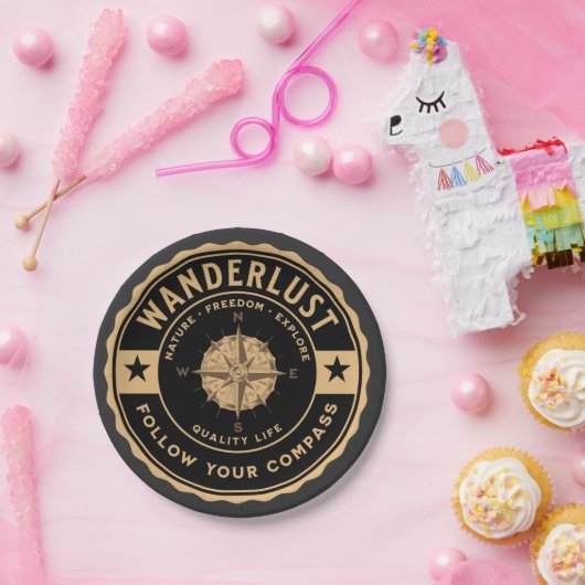 Wandern Erlebnis Outdoor Camping Wandern Pappteller (Party)