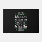 Wandern Funny Sprichwort Fußmatte (Vorderseite)