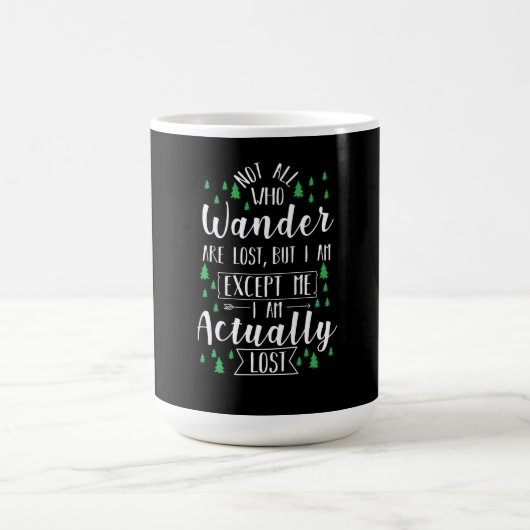 Wandern Funny Sprichwort Kaffeetasse (Mittel)