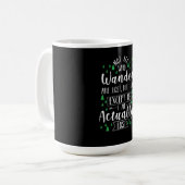 Wandern Funny Sprichwort Kaffeetasse (Vorderseite Links)