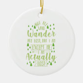 Wandern Funny Sprichwort Keramik Ornament (Vorne)