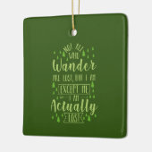 Wandern Funny Sprichwort Keramikornament (Links)