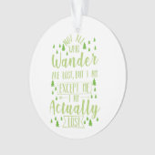 Wandern Funny Sprichwort Ornament (Vorderseite)