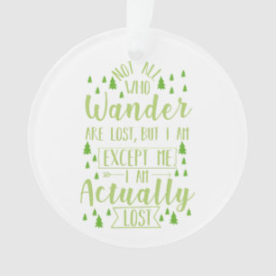 Wandern Funny Sprichwort Ornament