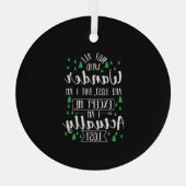 Wandern Funny Sprichwort Ornament Aus Glas (Rückseite)