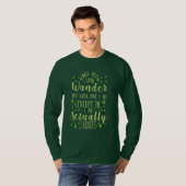 Wandern Funny Sprichwort T-Shirt (Vorne ganz)