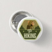 Wandern gehen Patch Button (Vorne & Hinten)