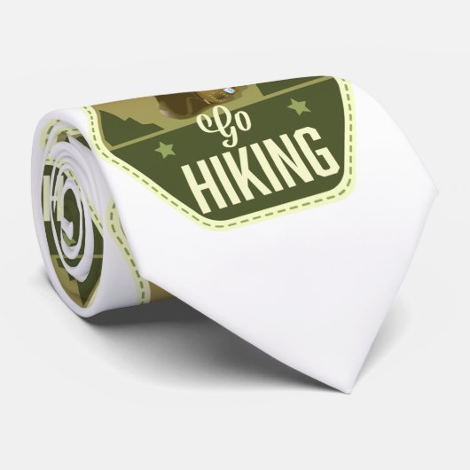 Wandern gehen Patch Krawatte (Gerollt)