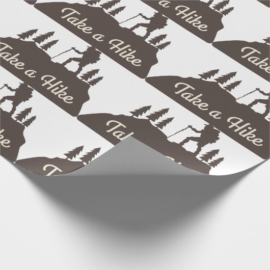 Wandern Geschenkpapier (Ecke)