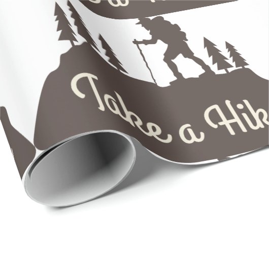 Wandern Geschenkpapier (Rolleneckpunkt)
