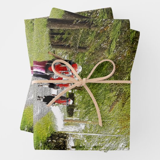 WANDERN GESCHENKPAPIER SET (Beispiel)