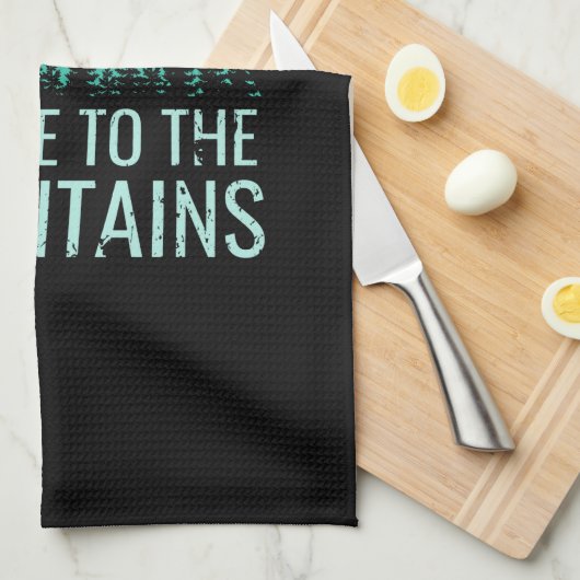 Wandern Geschirrtuch (Viertel Falte)