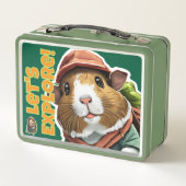 Wandern Guinea Schweineführerabenteuer, im Freien Metall Brotdose (Rückseite)