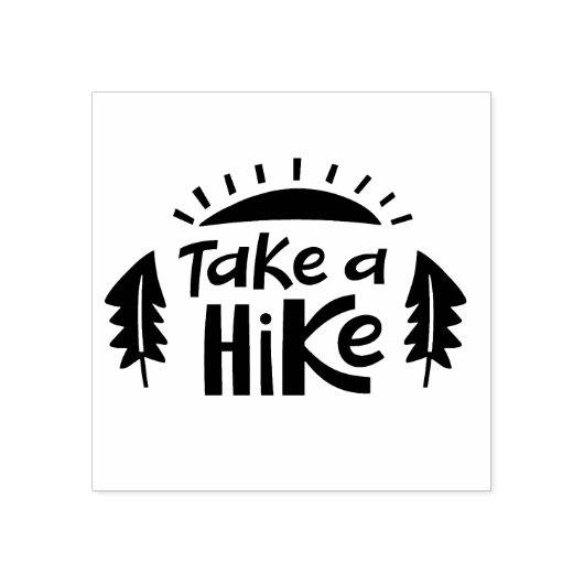 Wandern Gummistempel (Prägung)