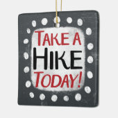 Wandern Heute Ornament (Links)