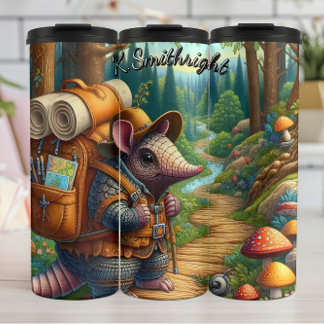Wandern im Armadillo-Wald Thermosbecher