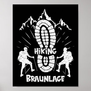 Wandern im Braunlage Deutschland Urlaub für Wander Poster
