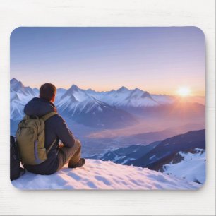 Wandern im Freien Entdeckungsgebirge Natur Mousepad