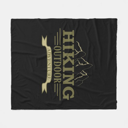 Wandern im Freien Fleecedecke (Vorderseite (Horizontal))