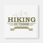 Wandern im Freien Magnet (Vorne)