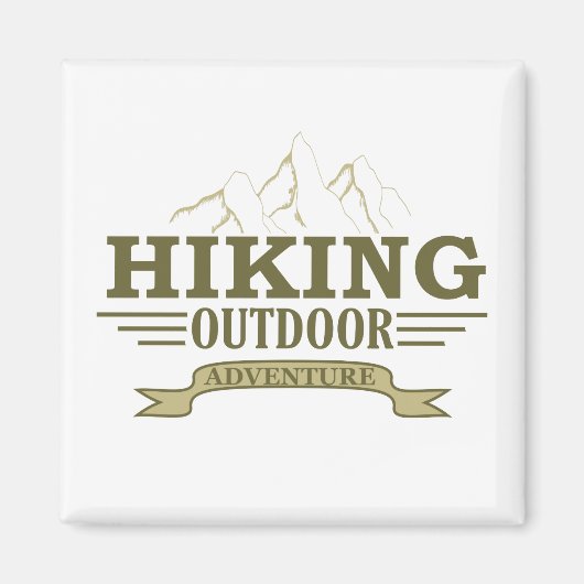 Wandern im Freien Magnet (Vorne)