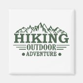 Wandern im Freien Magnet (Vorne)