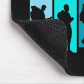 Wandern im Freien Natur Abenteuer Wanderer Mousepad (Ecke)
