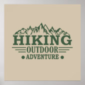 Wandern im Freien Poster (Vorne)