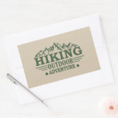 Wandern im Freien Rechteckiger Aufkleber (Umschlag)