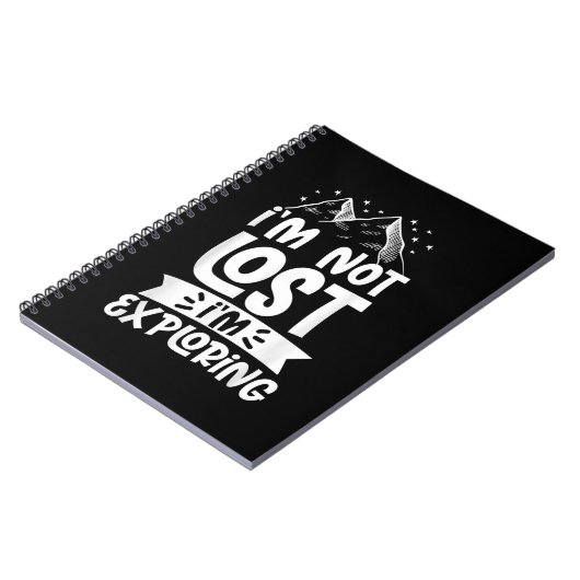 Wandern im Gebirge Ich bin nicht verliebt im Erkun Notizblock (Linke Seite)