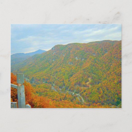 Wandern im Gebirge Postkarte (Vorderseite)