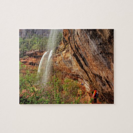 Wandern im Nationalpark Zion Puzzle (Horizontal)