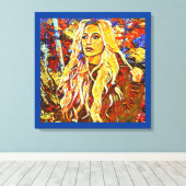 Wandern im Park Abstrakte Impressionistische Kunst Leinwanddruck (Insitu (Holzboden))