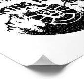 Wandern im Reitpferd Ski Poster (Ecke)