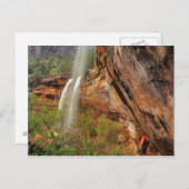 Wandern im Smaragdgrünen Poolbereich im Zion Natio Postkarte (Vorne/Hinten)