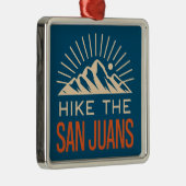 Wandern im Val Piora Ornament Aus Metall (Rechts)