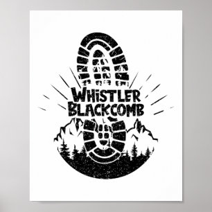 Wandern im Whistler Blackcomb Kanada Urlaub Ski 1 Poster