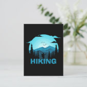 Wandern im Wilden Individuelle Name Postkarte (Stehend Vorderseite)