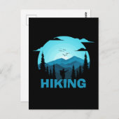 Wandern im Wilden Individuelle Name Postkarte (Vorne/Hinten)