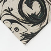 Wandern im Winter Wonderland Snowman Fleecedecke (Ecke)