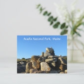 Wandern in Acadia Postkarte (Stehend Vorderseite)