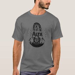 Wandern in Alta USA Urlaub Ski T-Shirt