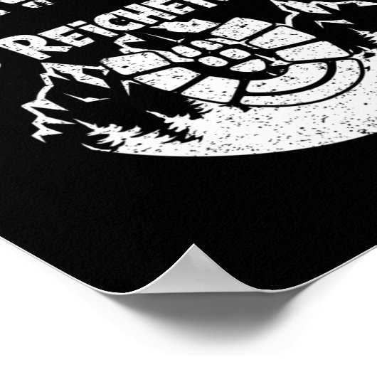 Wandern in Bad Reichenhall Deutschland Ferienwande Poster (Ecke)