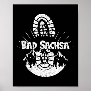 Wandern in Bad Sachsa Deutschland Ausflugsfahrrad Poster