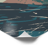 Wandern in den Alpen Poster (Ecke)
