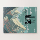 Wandern in den Alpen Puzzle (Horizontal)