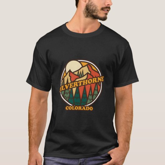 Wandern in den Bergen von Silverthorne Colorado T-Shirt (Vorderseite)